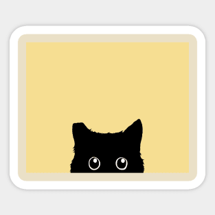 Curious Cat Sticker